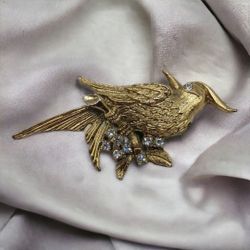 Vintage Bird Brooch, 