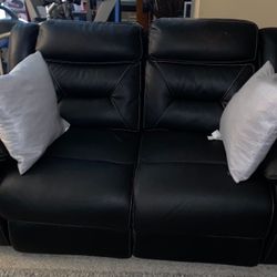 Black Love Seat Recliner 