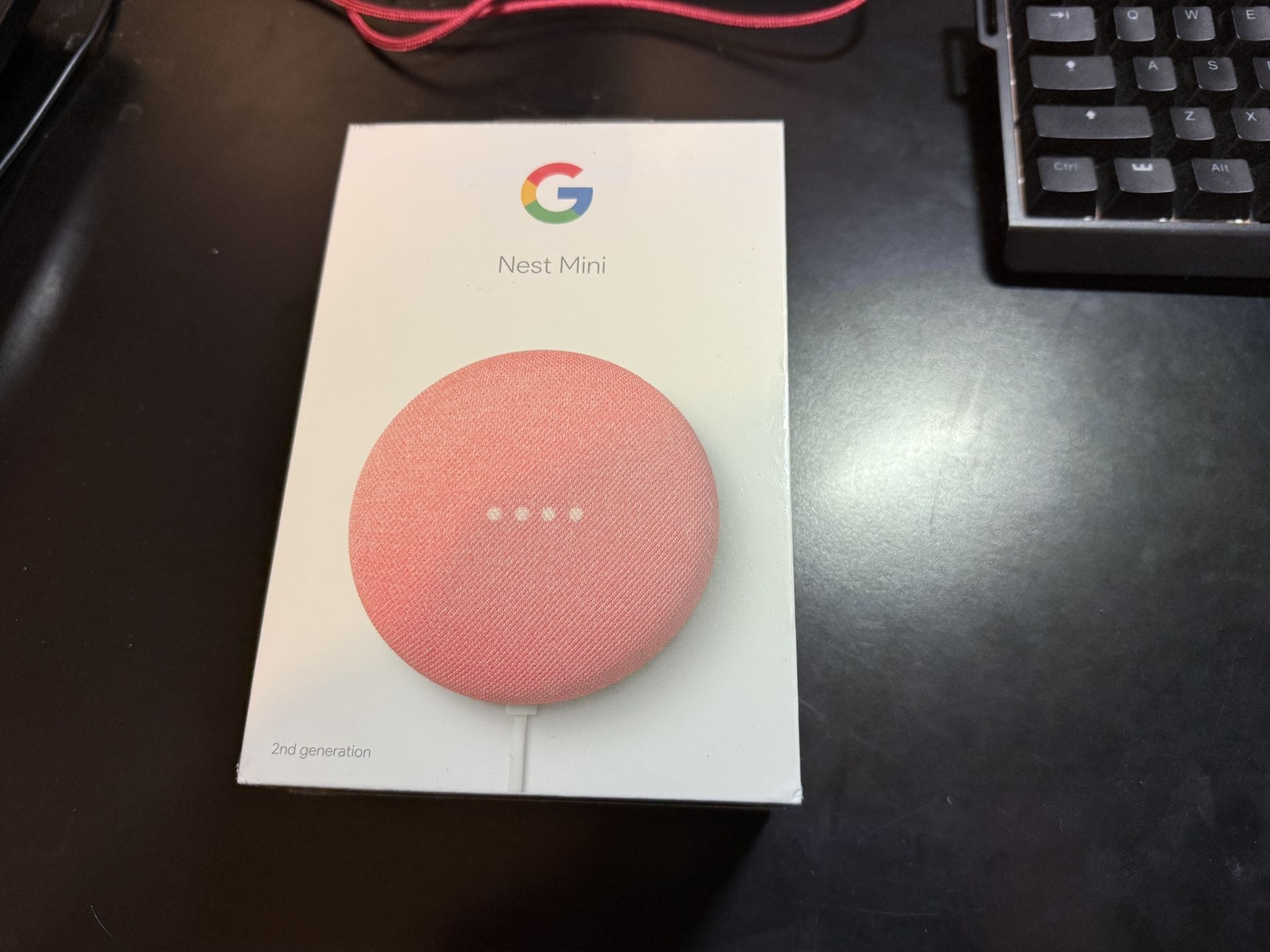 Google Nest Mini Speaker (Coral)