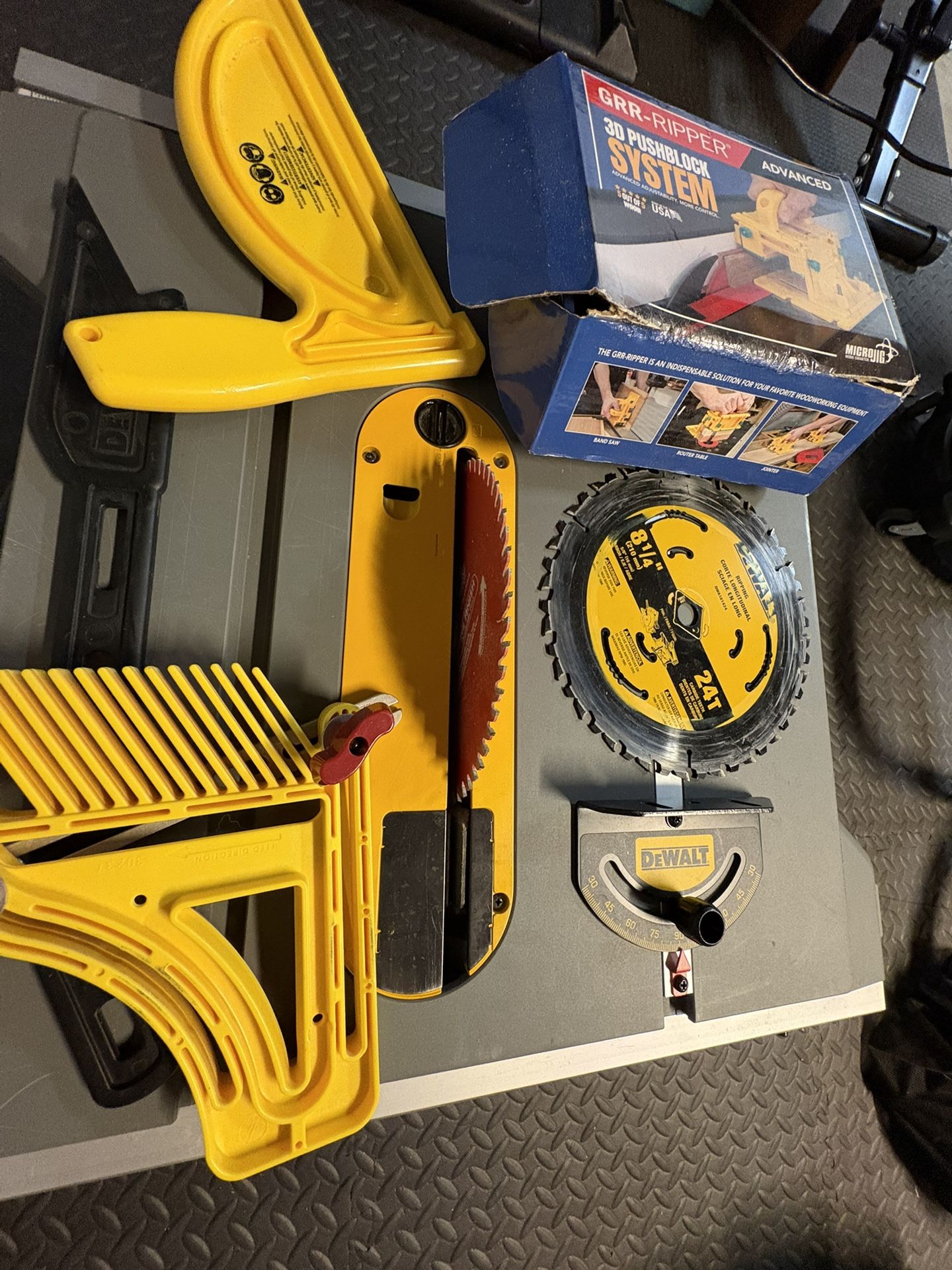 DeWalt Table Saw – $250 (Free Accessories )