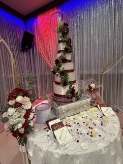Artificial 6 Layer Wedding Cake