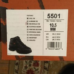 Worx 5501 10 1 2 steel toe boots for Sale in Cicero IL OfferUp