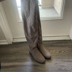 Thigh High Suede Boots 