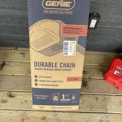 *Sealed* Genie 1/2 HP Wifi Enabled Durable Chain Drive Garage Door Opener 1135-VM Brand New