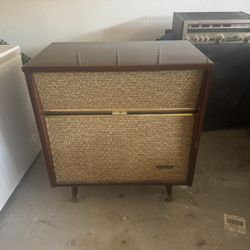 Mid-Century Modern Stereo Console