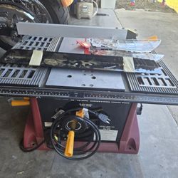 Table Saw And Stand