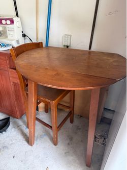 drop-leaf dining set