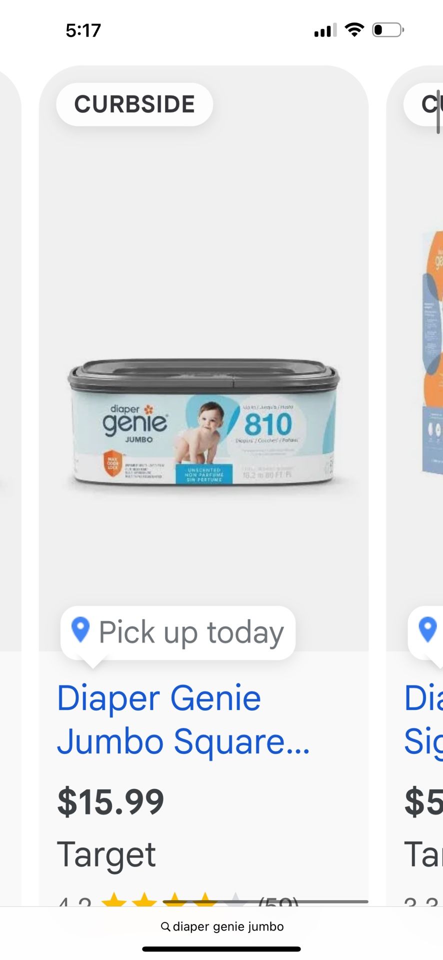 Genie Diaper Refill 810