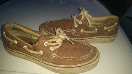 Vans grey boat shoes 7 1/2