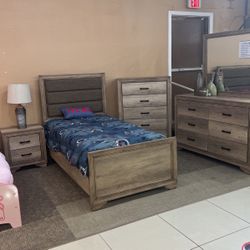 Twin Size 6 Pcs Bedroom Set Join Us !!!