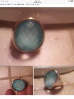 Sleeping Beauty turquoise ring