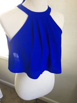 Royal Blue Crop Top Women’s