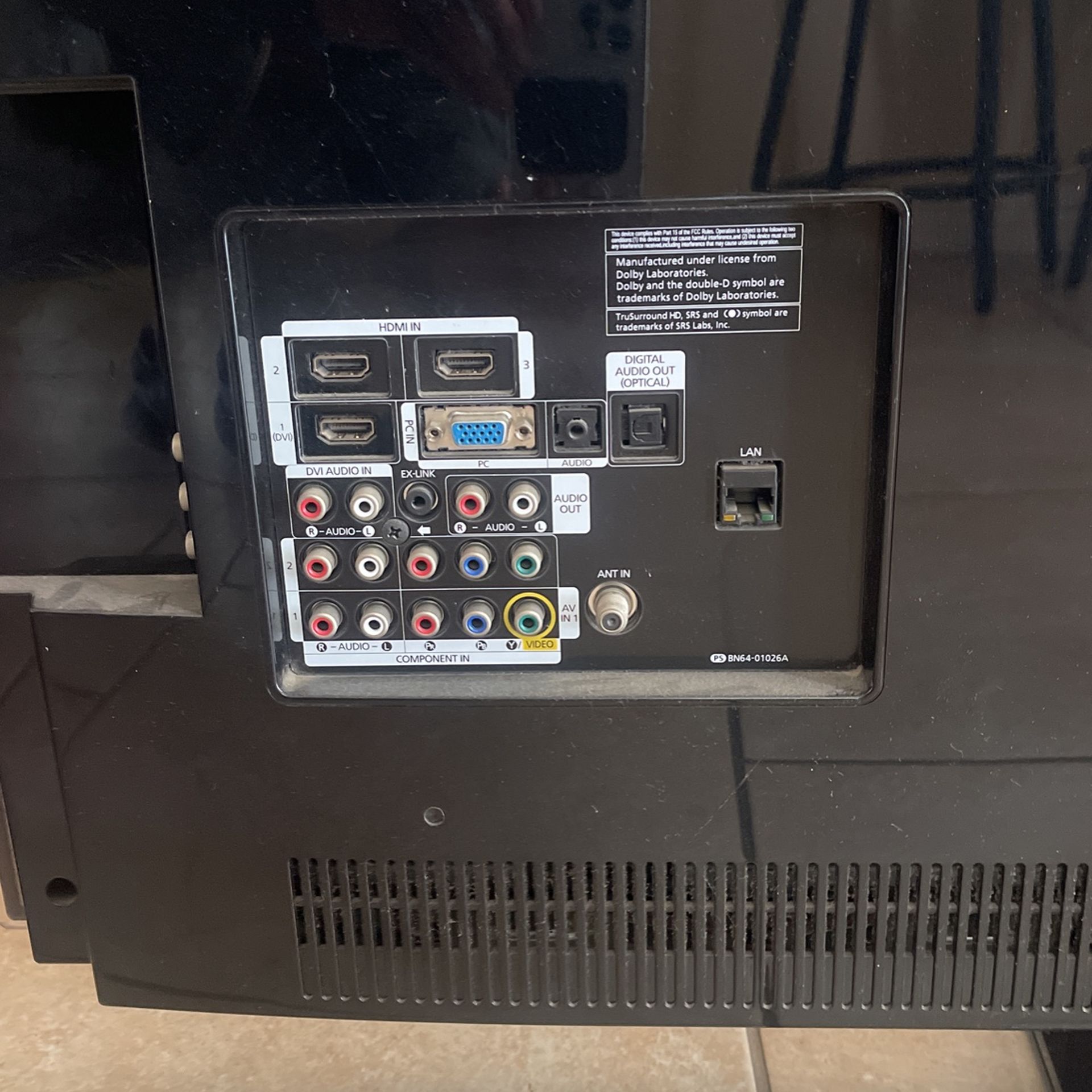 Samsung 55 Inch LN55B640R3F