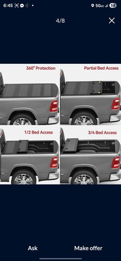 Quad Fold Truck cover 5.7 sqft- like new