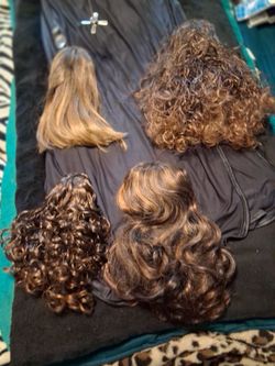 Hair poney tails hair piece