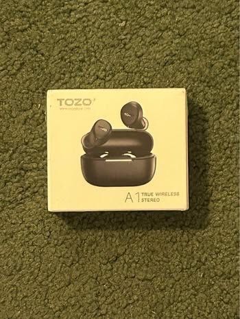 TOZO A1 Wireless Earbuds Bluetooth 5.3 Light Weight in Ear IPX5 Waterproof Headphones 2 Mic for AI Calls, Immersive Premium Sound Bass Headset with Ch