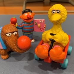 Vintage Sesame Street Plastic Figurines