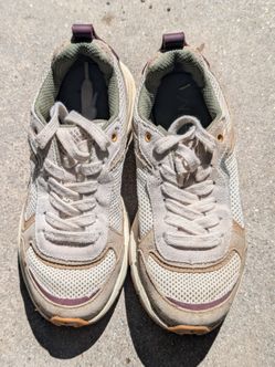 Zara Chunky Mesh Sneakers with Suede Overlays 31