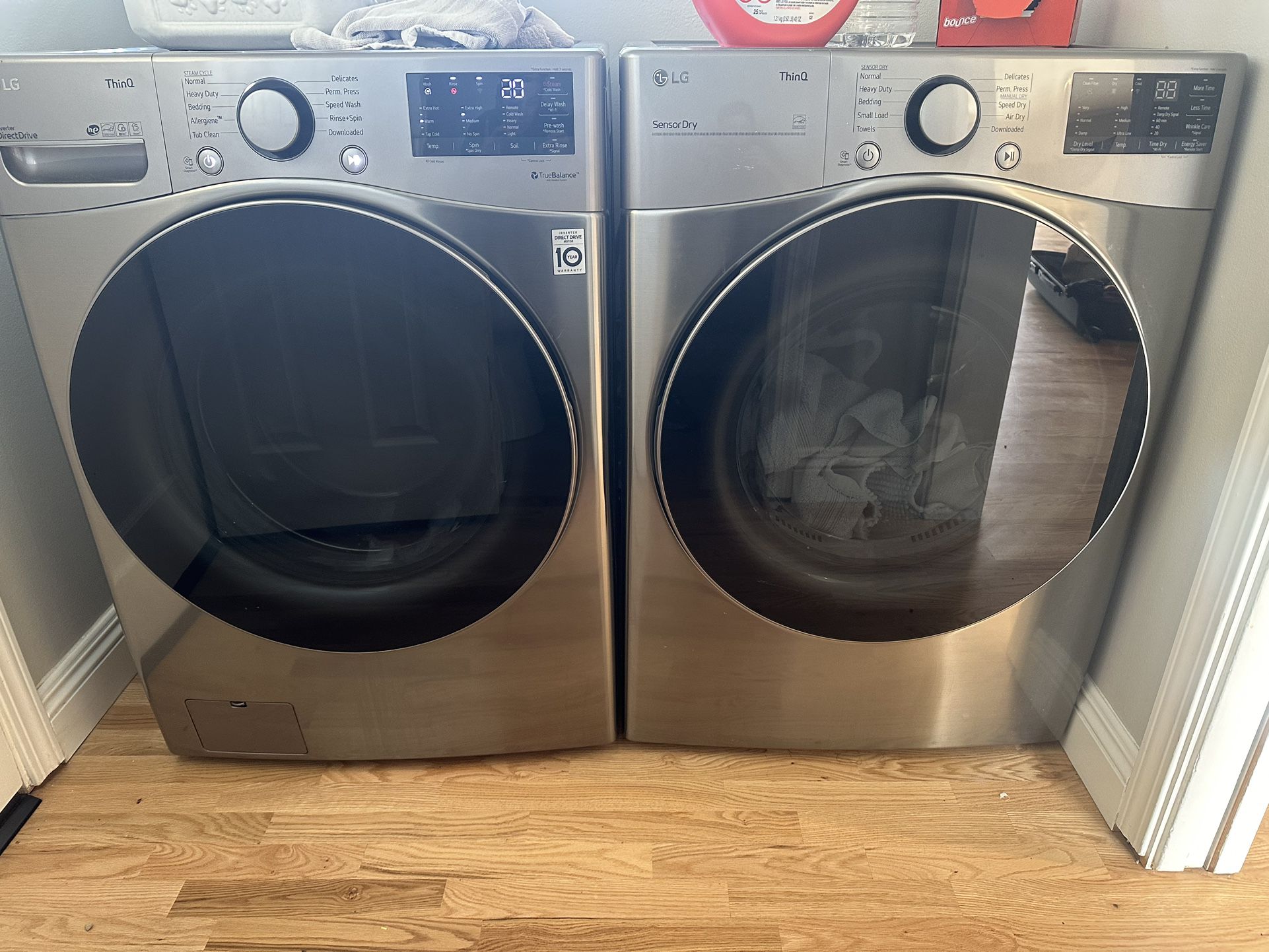LG Washer/dryer Plus Stackable Draws 