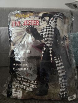 Evil Jester Boys Halloween Costume