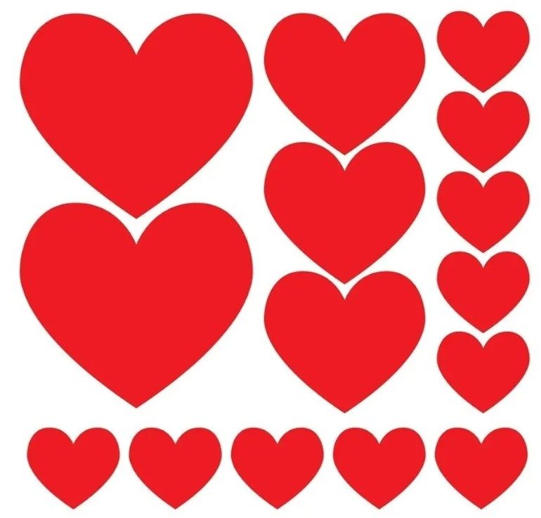 VictoryStore Yard Sign Outdoor Lawn Decorations: Valentine's Lawn Decorations - Hanging Red Hearts