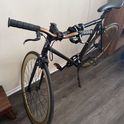 Fixie bike with lock