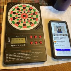 LCD Electronic Touch Pad Dart Scorer 0508 Touch Screen Where Dart Lands. Works Great With Sound. 
