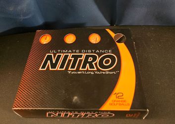 New Nitro Orange Golf Balls