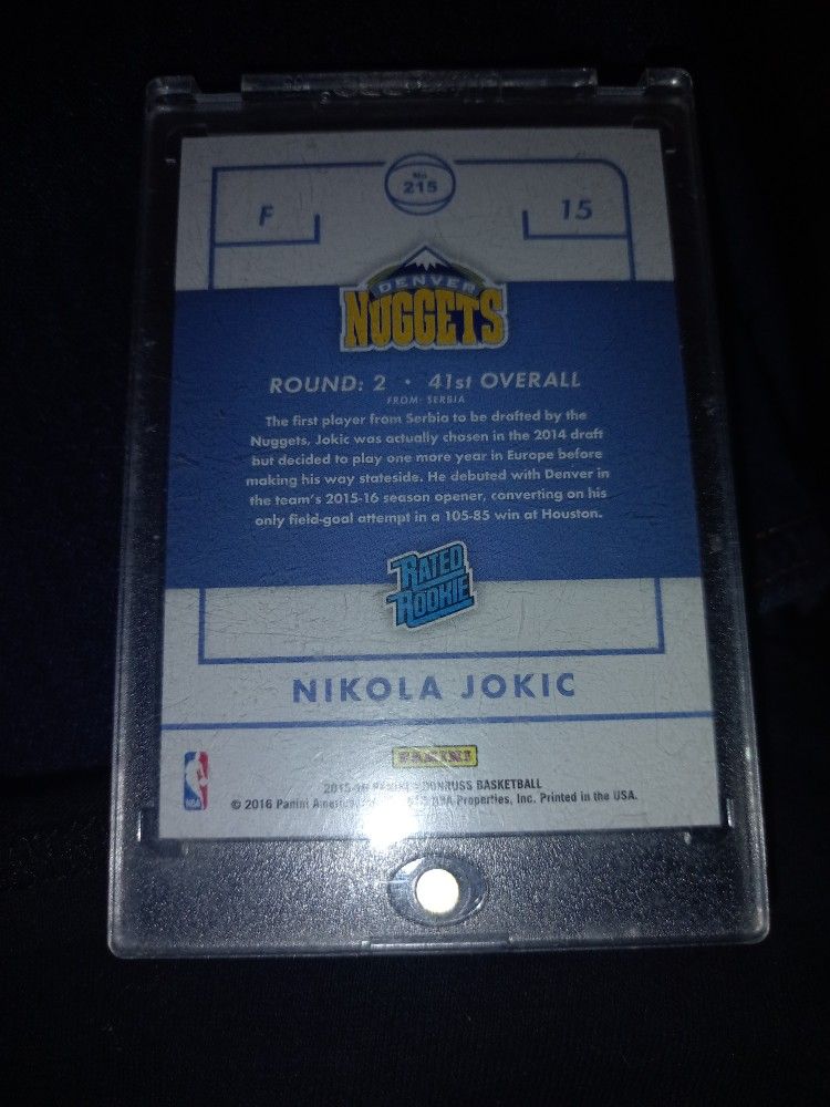 Nikola Jokic Rocky Card