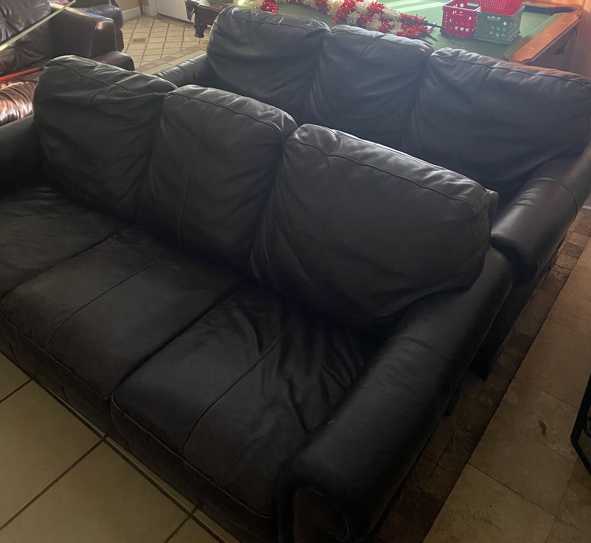 Leather Sofa Sleeper 