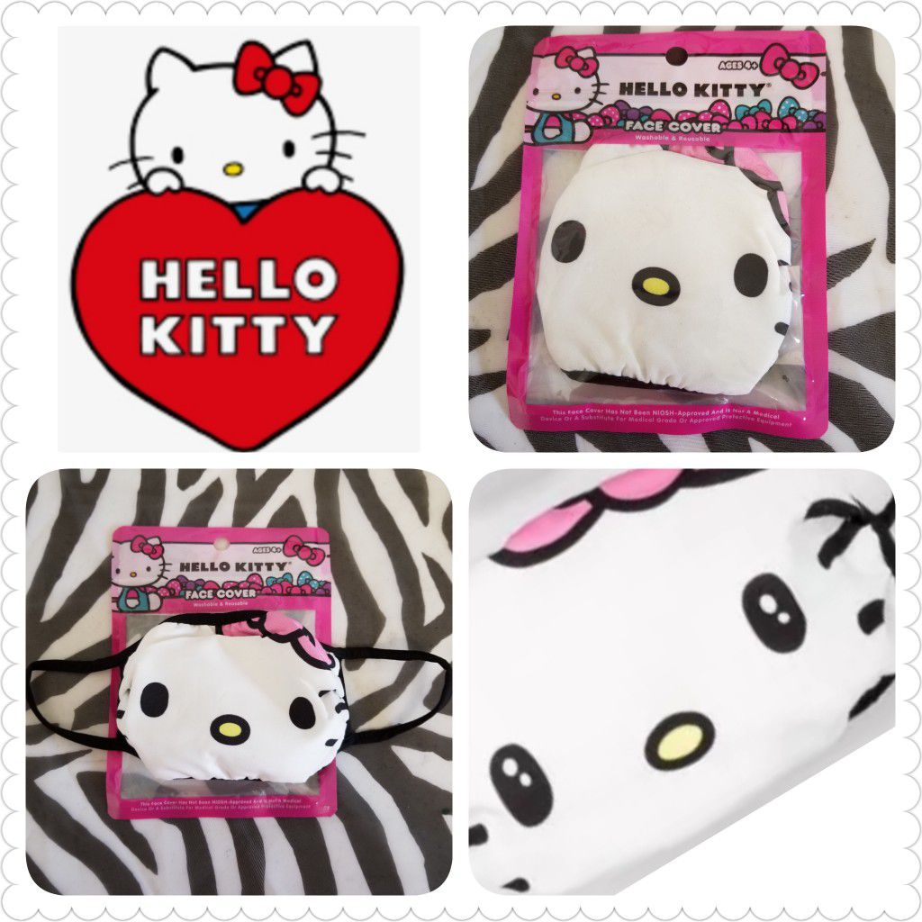 NWT Hello Kitty Kids Face Mask