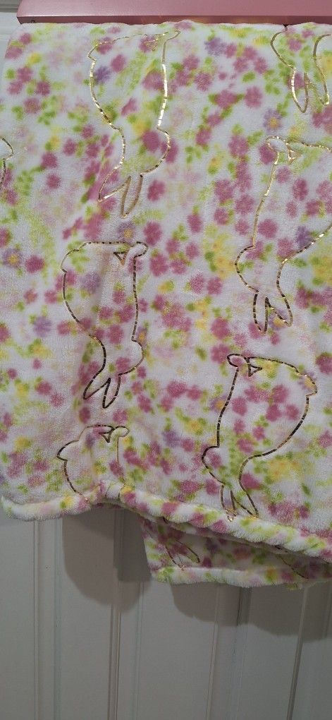 New**$5 Lux Plush Throw Blanket 50x70"