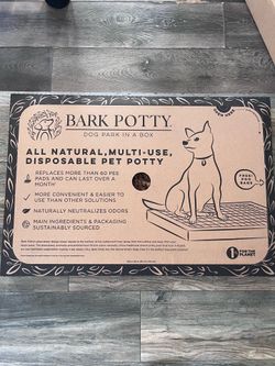 Brand new - Unopened- Bark Potty with Poo Bags/Dispenser