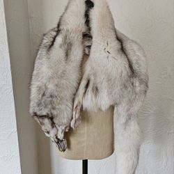 Real Blue Fox Fur Full Hide NO OFFERS