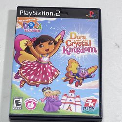 PS2 Dora the Explorer Dora Saves the Crystal Kingdom Sony Play Station 2 2009
