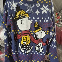 Matching Sweaters Snoopy Ugly Christmas S &M