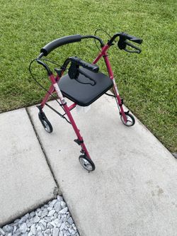 Walker With Seat