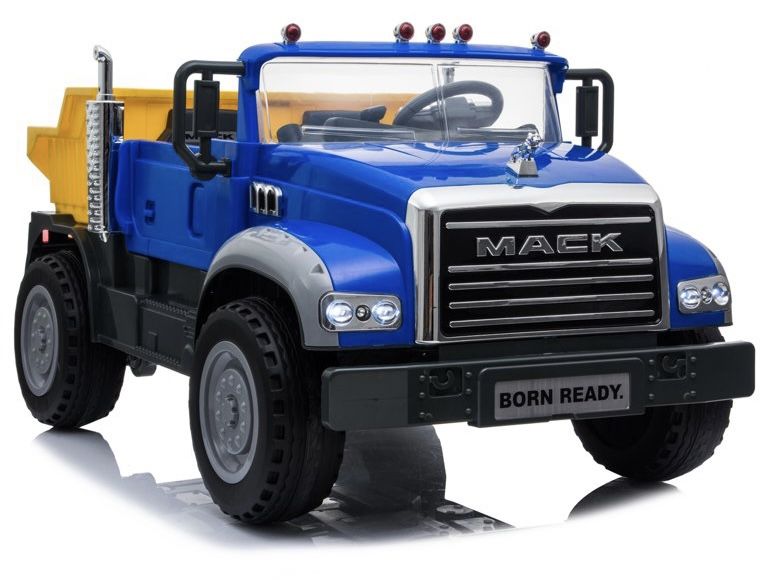 🔵🔵 !!BRAND NEW 12V Luxury ELECTRIC Kid Ride On Car Power Wheels MACK DUMP TRUCK with Remote, LEDs, Working Dump bed and media player