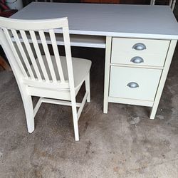 2- Drawer Computer Desk with Matching Chair 