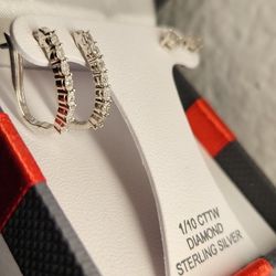 Real Diamond Stud And Elegant Hoops