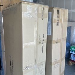 2x GREY SOFAS $225 EA BRAND NEW!!!