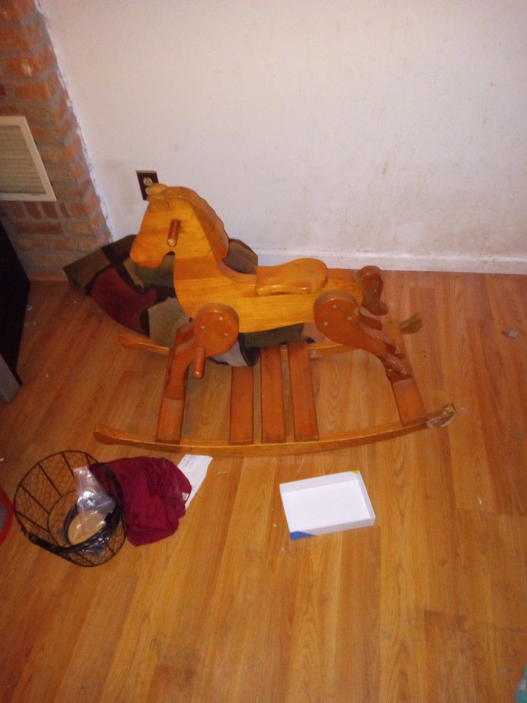 Children's Wooden Rocking Horse 