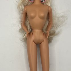 Mattel Barbie -1992 Troll Barbie- Doll Only - Earrings/hair Accessory