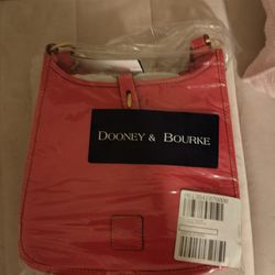 Dooney & Bourke Florentine Leather Messenger Shoulder Bag


