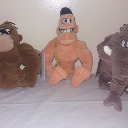 New with tags Disney George of the Jungle complete set Beanie Babies