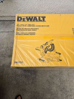 Dewalt dws 779 miter saw