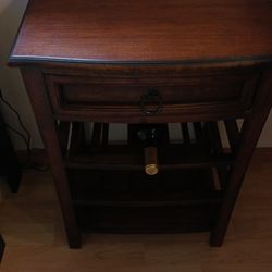 Vintage wine  table