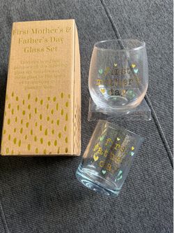 Father/mother  drinking glass