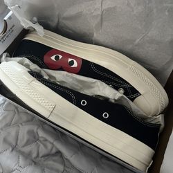 CDG converse shoes size 9 mens