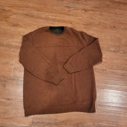 Brown Warm Sweatshirt Size Xl